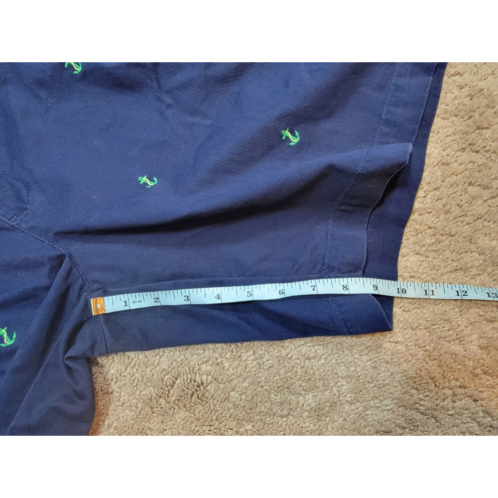 Polo Ralph Lauren Shorts Mens 42 Embroidered Prep Club Navy - Picture 6 of 9